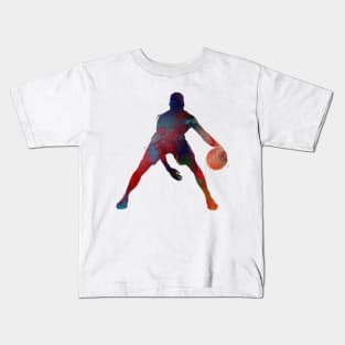 basketball player #basketball #sport Kids T-Shirt